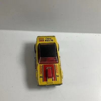 Matchbox Superfast Dodge Challenger 'Toyman' Giallo. 1975. Vintage E Originale - Immagine 1 di 4