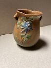 Roseville pottery Columbine vase pink