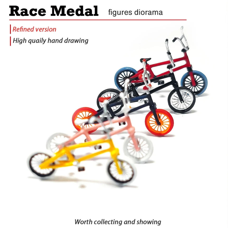 RM1:64 hand run scene miniature trend toy display scene stunt bike - Image 1 of 4
