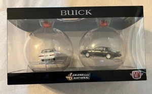 M2 Machines 1987 Buick Grand National Christmas Ornaments ~ Black / White - NIP - Picture 1 of 1
