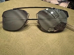Dior Sunglasses (Metallic Blue) - Picture 1 of 7
