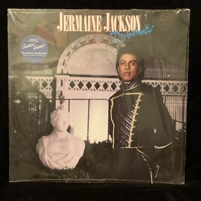 JERMAINE JACKSON - Dynamite - ARISTA 1984 LP german IN SHRINK W/ HYPE & INNER - Image 1 of 4