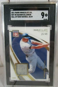 2021 Immaculate HOF Materials #5 HARMON KILLEBREW 25/49 Graded SGC 9 - Picture 1 of 4