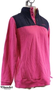 Vineyard Vines Performance Pullover Women Shep Shirt Pink Hidden Hoodie SZ S - Picture 1 of 7