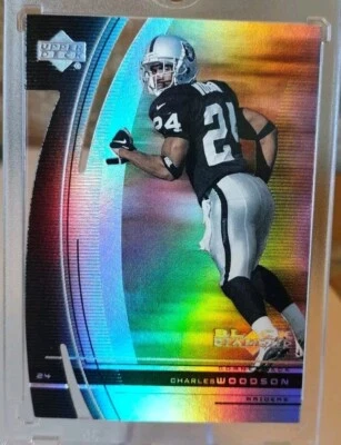 1999 Upper Deck Charles Woodson Black Diamond Die Cut 🔥🔥 - Image 1 of 2