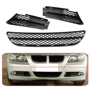 3 Stk Für BMW 3 SERIES E90 E91 2006-2008 Stoßstange Unten Gitter Grille Set - Picture 1 of 4