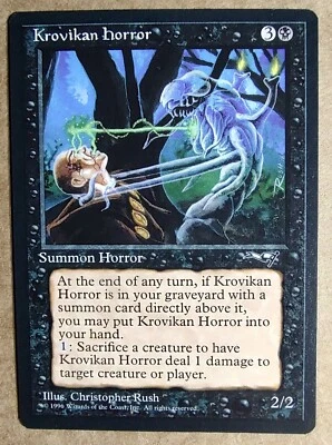 MTG Alliances - Krovikan Horror - EX+ - Magic the Gathering - Free Shipping - Image 1 of 2
