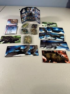 Lotto etichette per cani Jurassic World (5) e adesivi (11) - Foto 1 di 7
