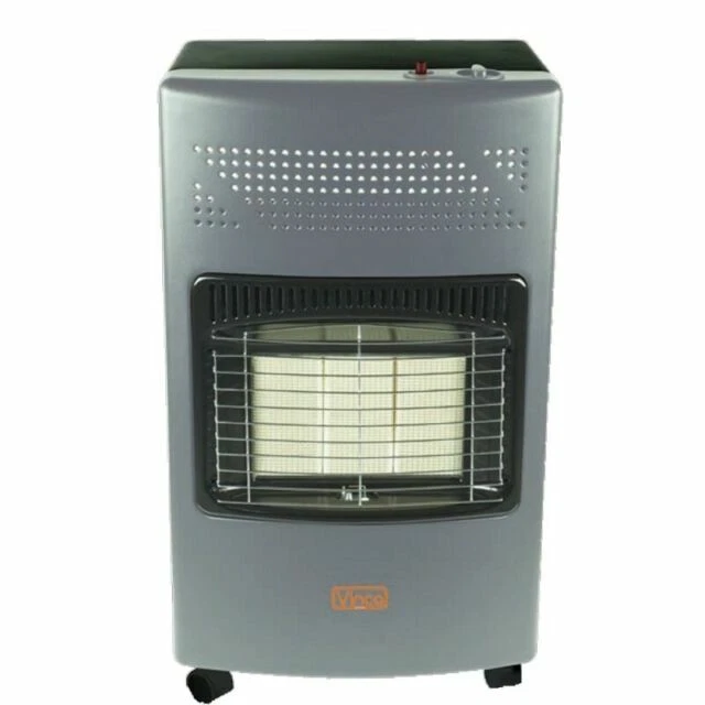 Vinco 71406 Stufa a Gas con Pannello Infrarossi 4200W -  Grigio Scuro