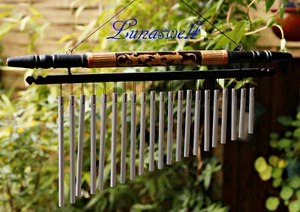 Feng Shui Juego de Sonido-Juego de Vientos-Arpa Sonora-Talladas-Aluminio - Imagen 1 de 3