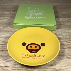 Rilakkuma Lawson Collaboration Kiiroitori Plate Dish San-X Japanese Import Rare - Foto 1 di 9