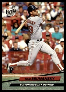 Fleer Ultra #12 1992 Tom Brunansky Medias Rojas de Boston - Imagen 1 de 2