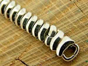 Vintage NOS Gemex Watch Band Stainless Steel Expansion Ring End Unused Ladies - Picture 1 of 4