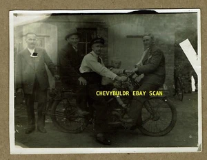 1920's 30's Ardie? Motorcycle Vintage Group Photograph - Picture 1 of 4