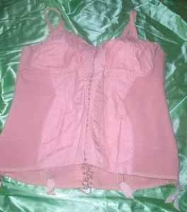 Vintage antikes schweres Straps Schnürkorsett Gr. 130 Korsett Mieder haut (TU35) - Bild 1 von 15