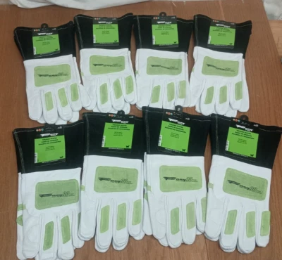 Lote de 8: Guantes de soldadura de piel de cabra multiusos Forney Pro para hombre XL (8 pares) Foto 1 de 4