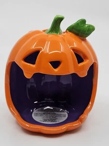 Bath Body Works Pumpkin Jack o Windlicht Mini Kerzenhalter Windlicht Teelicht - Bild 1 von 6