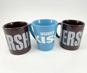 Hershey's Chocolate Kisses Coffee Mug Cup Lot of 3 10 oz. Galerie Brand - Picture 1 of 6