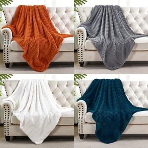 Luxurious Shaggy Wavy Plush Faux Fur Throw Blanket – Fuzzy, Reversible & Soft - Picture 1 of 46
