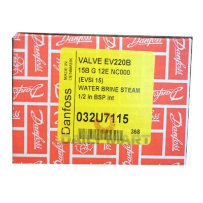 New In Box DANFOSS 032U7115 Solenoid Valve - Image 1 of 2