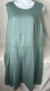 Women’s Zeroxposur Sage Green Dress Sleeveless 50+ Sun Protection XXL - Picture 1 of 8