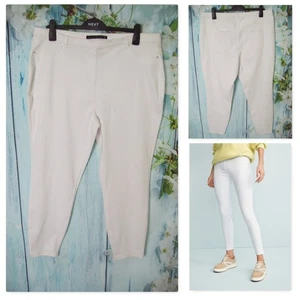 NUEVOS JEGGINGS MUJER NEXT TALLA 20 Reg, Blanco Elástico Denim Legging Jeans - Imagen 1 de 7