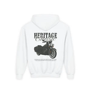 Felpa con cappuccio Harley Heritage Classic per bambini - maglione per bambini Motorsport regalo - Foto 1 di 6