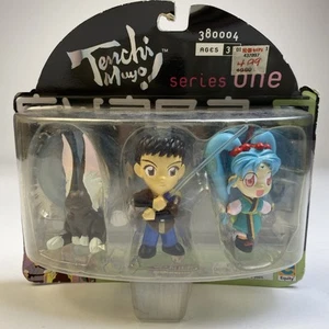 Tenchi Muyo Series 1 Figures Cartoon Network Headliners 2000 Vintage New Sealed - Picture 1 of 11