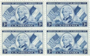 United States 3¢ Revolution War French Lafayette Postage Stamp #1010 Pack of 100 - Picture 1 of 1