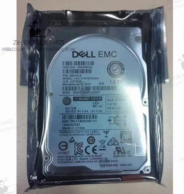 New EMC UNITY 005051636 1.8TB 10K 12GBps 2.5" SAS HDD 005051633 D3-2S10-1800 - Image 1 of 3