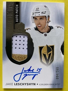 THE CUP Jake LESCHYSHYN RPA🏒 ROOKIE Patch Auto 21-22 Vegas Golden KNIGHTS /249! - Picture 1 of 3