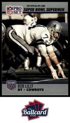 1990-91 Pro Set Super Bowl XXV Silver Anniversary Commemorative #85 Bob Lilly - Image 1 of 2