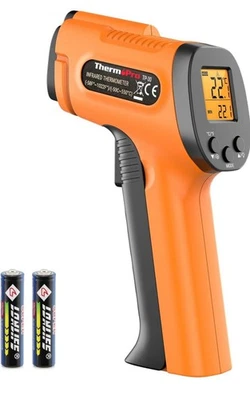 Thermopro TP30 Infrared Thermometer Gun, Laser Thermometer for Cooking, Pizza Ov - Image 1 of 4