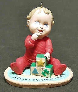 A Child's Christmas No Box 1991 Hallmark Christmas Ornament Hallmark Gold Crown - Picture 1 of 1