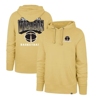 Men's '47 Gold Washington Wizards 2025/26 City Edition Jab Step Headline Hoodie - Image 1 of 3
