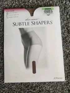 Damen neue transparente Caress dezente Shapers Strumpfhose Nylons durchschnittlich wenig beige - Bild 1 von 4