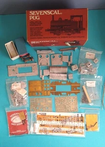 Boxed 7mm O Gauge Sevenscal Chuffs White Metal Kit - L&YR / LMS Pug 0-4-0ST Loco - Picture 1 of 4