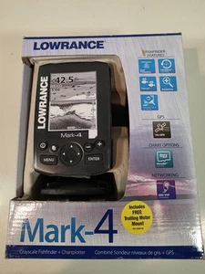 Lowrance Mark-4 Fish Finder/Chart Plotter With GPS - Picture 1 of 6