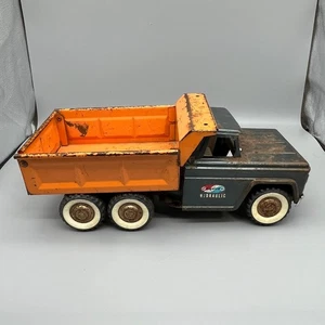 Vintage Structo Hydraulic Dump Truck Pressed Steel 1960s Toy Truck - Picture 1 of 17