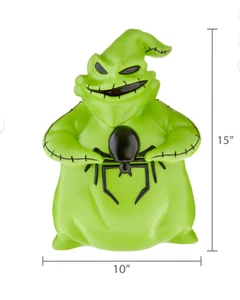 Halloween Blasform Dekor Disney NBC Oogie Boogie mit Spinne 10,03 x 15 Zoll - Bild 1 von 1