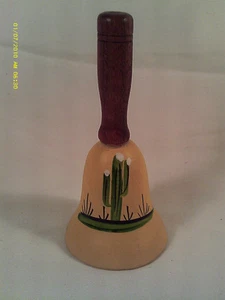 [M12] 3 1/2" KERAMIKGLOCKE MIT HOLZGRIFF - KAKTUS - Bild 1 von 1