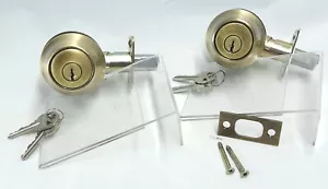UNITÀ RICAMBI: Kwikset Catenacci a cilindro singolo 660, US5 con chiavi, fabbro - Foto 1 di 10
