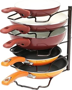 Pan Organizer Rack for Kitchen Cabinet or Countertop - Picture 1 of 9