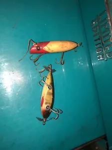 Señuelos de pesca vintage señuelo de madera - Imagen 1 de 12
