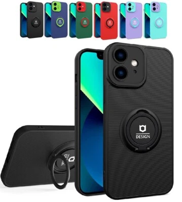 CUSTODIA CASE COVER ARMOR RING STAND per IPHONE 13 PRO MAX + PELLICOLA VETRO - Immagine 1 di 4