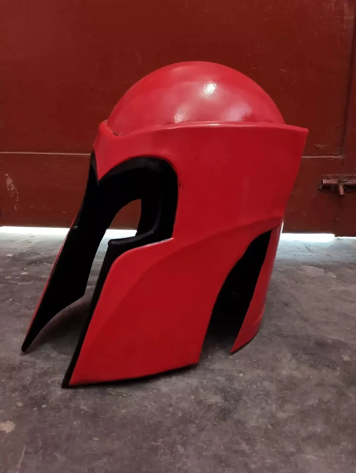 Deadpool Full Head Helmet Cosplay Adult Costume Red Helmet Party Fan Made - Image 1 of 4