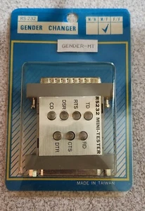 RS-232 RS232 Mini-Tester Gender Changer - Zdjęcie 1 z 1
