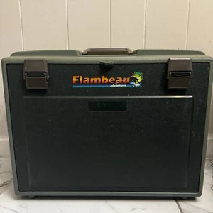 Vintage Flambeau Adventure 2276 Fishing Tackle Box 6 Drawers 18”x 9” X13” - Picture 1 of 15