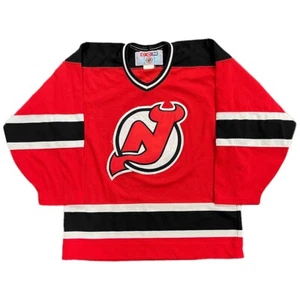 Vintage New Jersey Devils CCM NHL Hockey Jersey Adult Size Medium - Picture 1 of 11