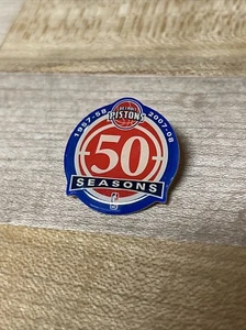 Detroit Pistons50 Seasons Lapel/hat Pin. Box 260 - Picture 1 of 5